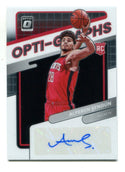 Alperen Sengun 2021-22 Donruss Optic Optigraphs Autographed Card 56/99