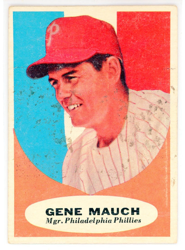 Gene Mauch 1961 Topps Card #219