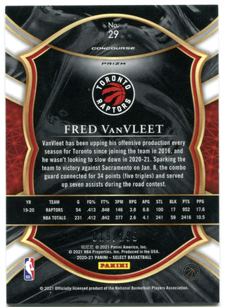 Fred VanVleet Panini Select 019/299 2021