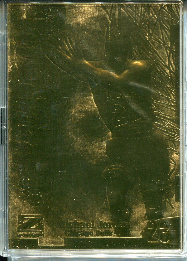 Michael Jordan 1998 Skybox Z Force 23k Gold Foil Card