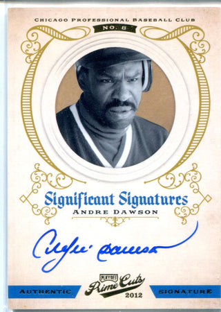 Andre Dawson 2012 Prime Cuts Autographed Card #2/25