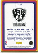 Cameron Thomas 2022 Panini Recon Rookie Card