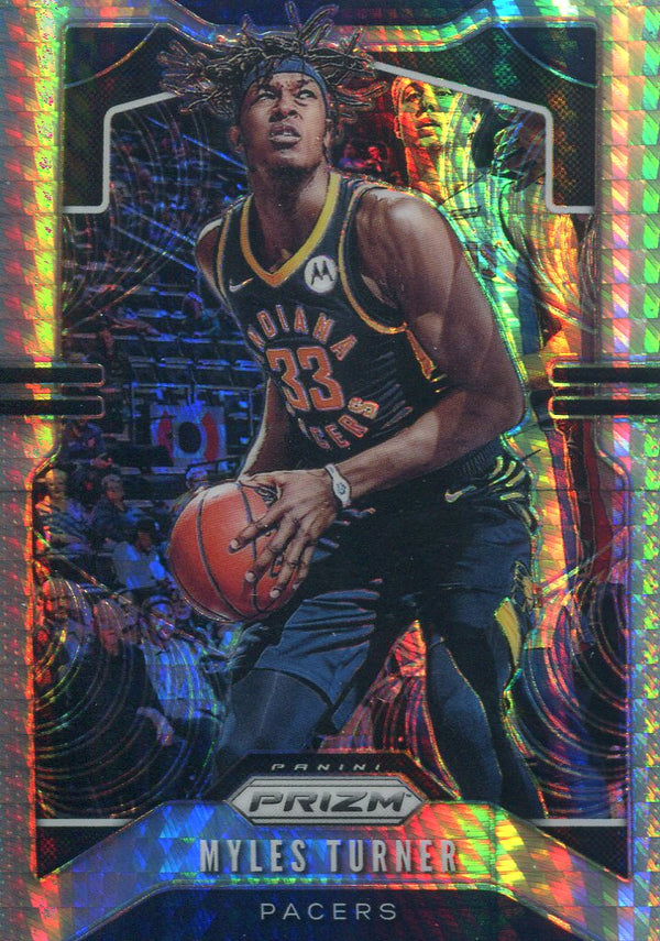 Myles Turner 2019-20 Panini Prizm Hyper Card