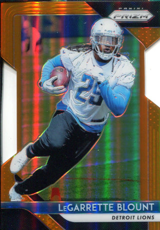 LeGarrette Blount 2018 Panini Prizm Orange Prizm Card