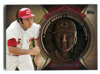 Johnny Bench 2013 Topps Proven Metal Commemorative Coin Card #PMCJB /99