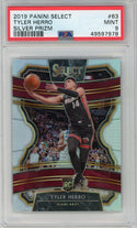 Tyler Herro 2019 Panini Select #63 Silver Prizm (PSA Mint 9) RC