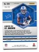 Amon-Ra St.Brown 2021 Panini Blue Mosaic #328 RC /99