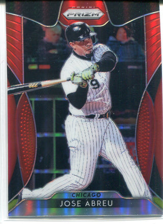 Jose Abreu 2019 Panini Prizm Red Card