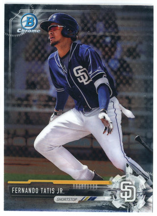 Fernando Tatis Jr. 2017 Bowman Chrome Rookie Card #BCP-160