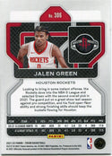 Jalen Green 2022 Panini Prizm Rookie Card