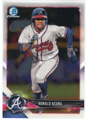 Ronald Acuna Jr. 2018 Bowman Chrome Rookie Card #BCP1