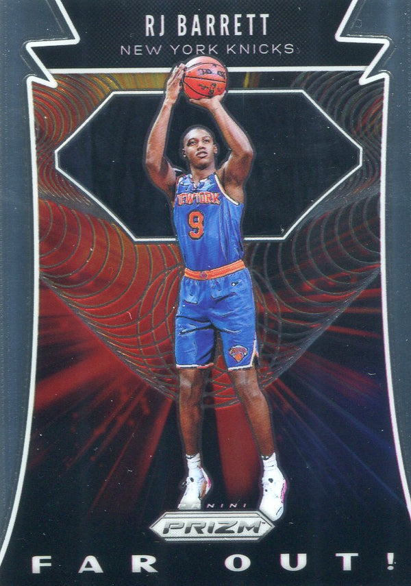 R.J. Barrett 2019-20 Panini Prizm Far Out! Rookie Card