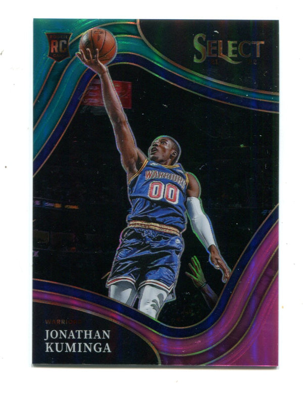 Jonathan Kuminga 2021-22 Panini Select Courtside Teal/Pink Prizm #246 30/49