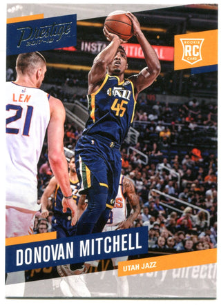 Donovan Mitchell 2017-18 Panini Prestige Rookie Card #163