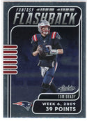 Tom Brady 2020 Panini Absolute Fantasy Flashback Card #FF-TB