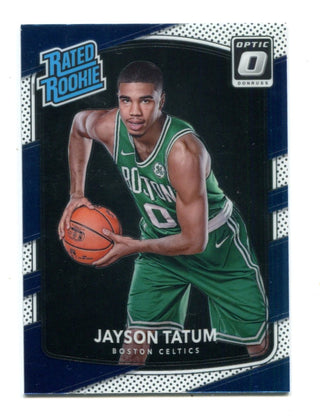 Jayson Tatum 2017 Panini Donruss Rated Rookie #198 Card