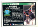 Manny Ramirez 1992 Pinnacle Rookie Card #295