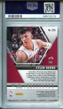 Tyler Herro 2019 Panini Mosaic #223 PSA Mint 9/Auto Authentic Card