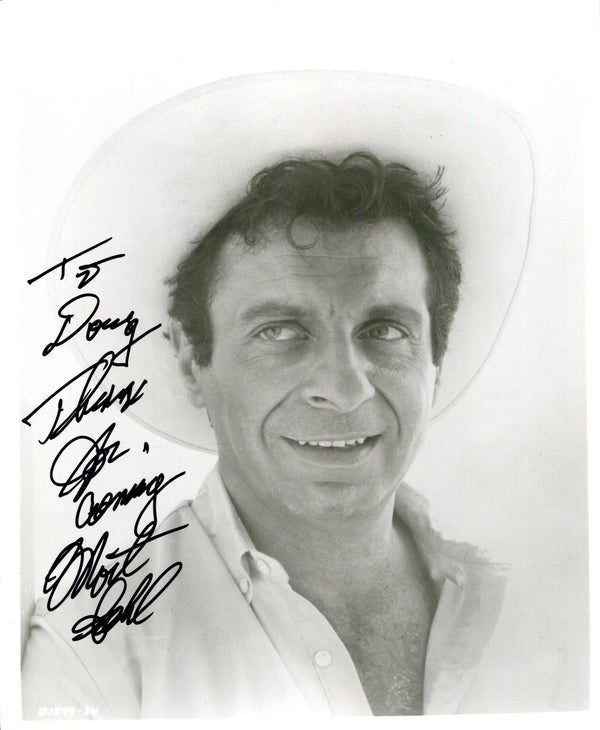 Mort Sahl Autographed Black & White 8x10 Photo