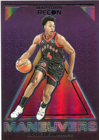 Scottie Barnes 2022 Panini Recon Maneuvers Rookie Card