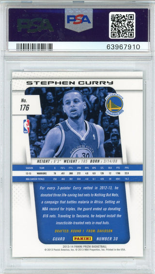 Steph Curry Autographed 2013 Panini Prizm Card (PSA 10/9)