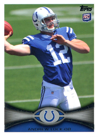 Andrew Luck 2012 Topps Rookie Card