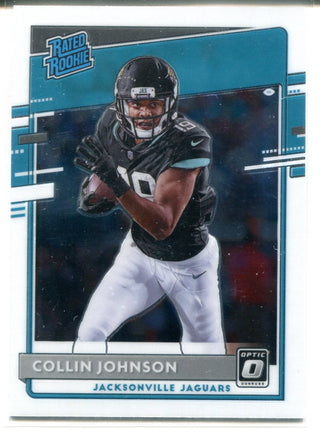 Collin Johnson 2020 Panini Donruss Optic Rated Rookie Card #197