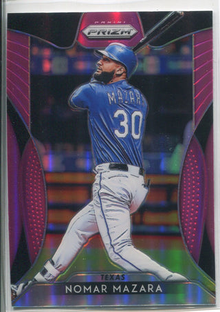 Nomar Mazara 2019 Panini Prizm Pink Card