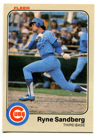 Ryne Sandberg 1983 Fleer Card #507