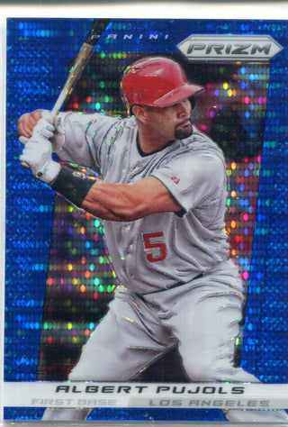 Albert Pujols 2013 Panini Blue Prizm Unsigned Card