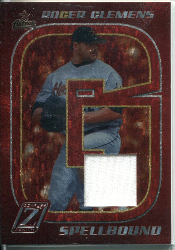 Roger Clemens 2005 Donruss Zenith Spellbound Jersey Card