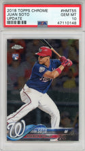 Juan Soto 2018 Topps Chrome Update Rookie Card #HMT55 (PSA Gem MT 10)