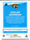 Collin Johnson 2020 Panini Donruss Optic Rated Purple Rookie Card #197