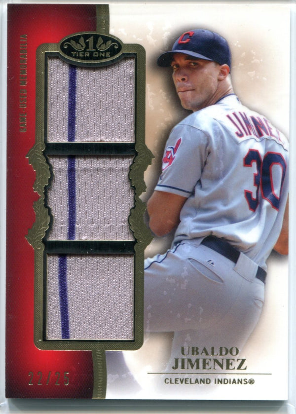 Ubaldo Jimenez 2012 Topps Tier One Jersey Card