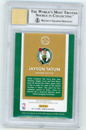 Jayson Tatum 2017-18 Panini Donruss Rookie Dominatiors BGS 9 AUTO 10  /99