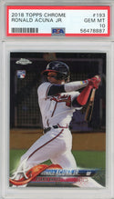 Ronald Acuna Jr. 2018 Topps Chrome Rookie Card #193 (PSA)