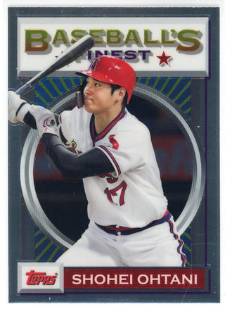 Shohei Ohtani 2020 Topps Finest Baseball's Finest Card #13