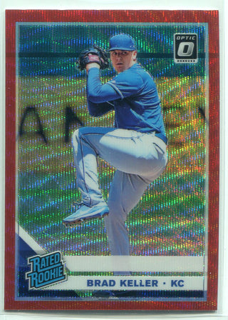 Brad Keller 2019 Panini Donurss Optic Prizm Rookie Card