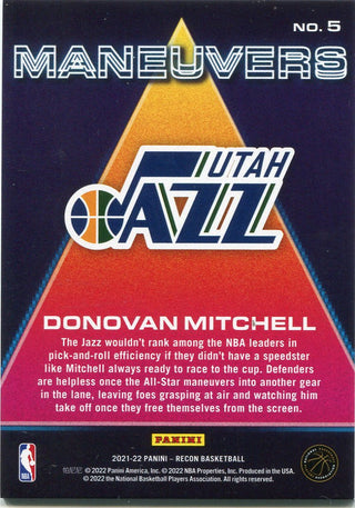 Donovan Mitchell 2022 Panini Recon Maneuvers Card