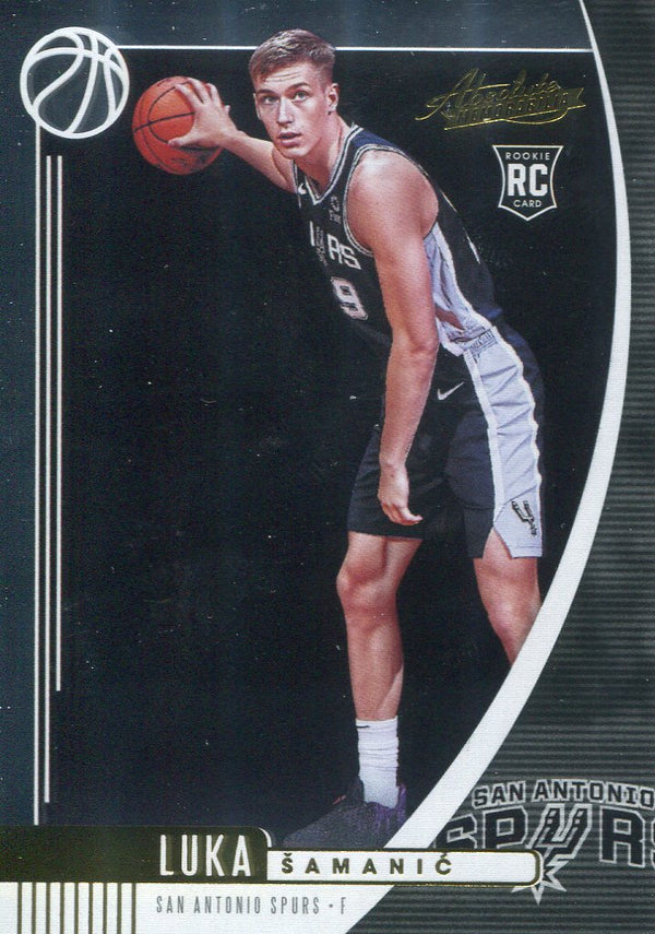 Luka Samanic 2019-20 Panini Absolute Rookie Card