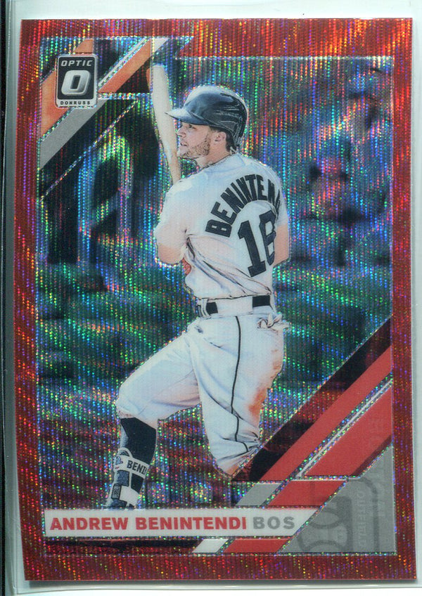 Andrew Benintendi 2019 Panini Donurss Optic Prizm Card