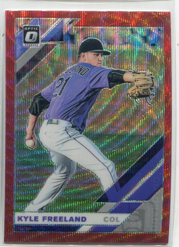 Kyle Freeland 2019 Panini Donurss Optic Prizm Card