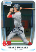 Blake Swihart Autographed Bowman Rookie Card