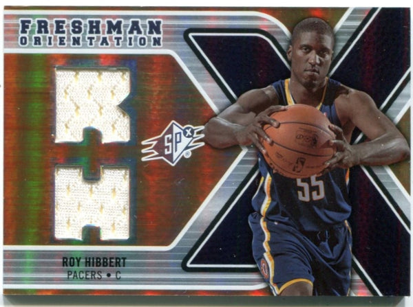 Roy Hibbert 2008-09 Upper Deck SPx Freshman Orientation Jersey Card #FORH