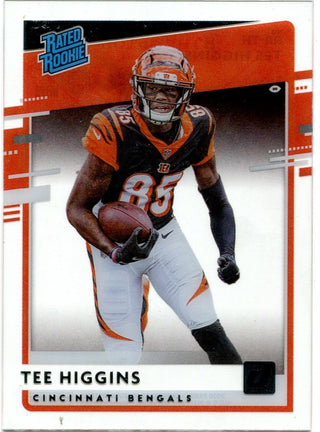 Tee Higgins Panini Donruss Rated Rookie 2020