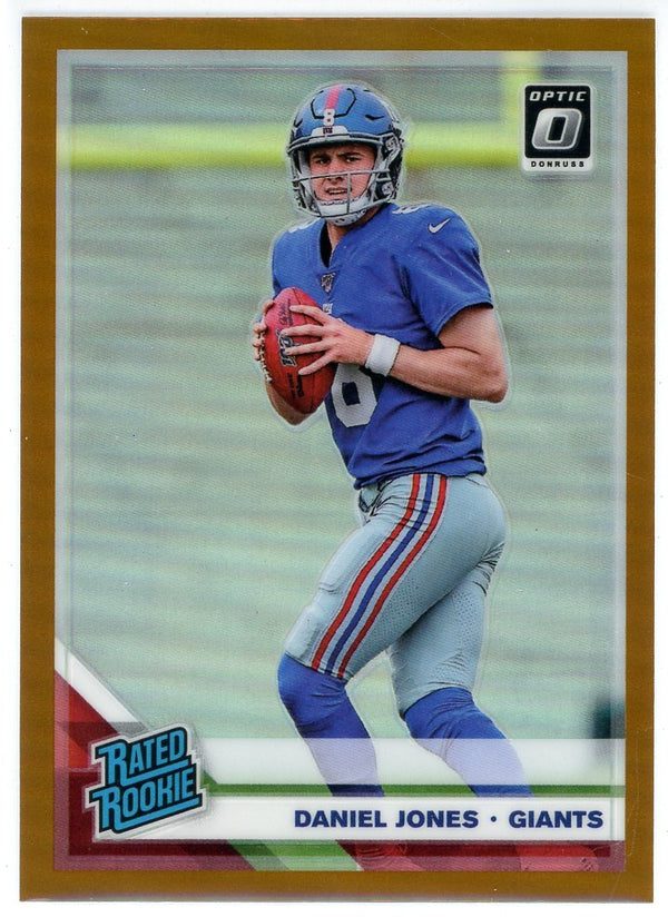 Daniel Jones 2019 Panini Donruss Optic Rated Rookie Prizm Card #154