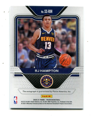 RJ Hampton 2020 Panini Prizm Sensational Signatures Autographed Card #ssrjh