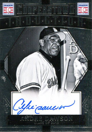 Andre Dawson Autographed Panini Card