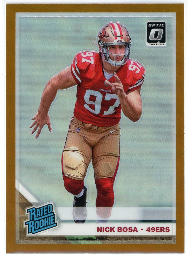 Nick Bosa 2019 Panini Donruss Optic Rated Rookie Prizm Card #168