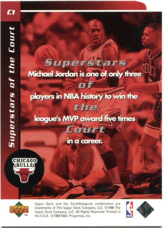 Michael Jordan Upper Deck Superstars of the Court